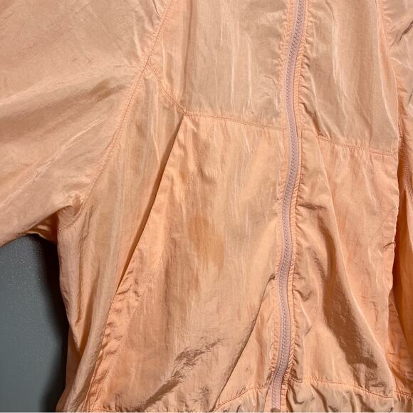 Free People FP Movement Way Home Ruched Out Packable Jacket Windbreaker Womens L - Picture 7 of 12